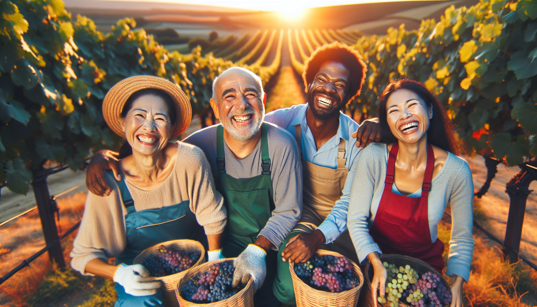 d&eacute;couvrez comment des travailleurs en situation de handicap mental s'immergent dans l'univers des vendanges, une exp&eacute;rience enrichissante et conviviale qui valorise l'inclusion et la solidarit&eacute; au c&oelig;ur des traditions viticoles.