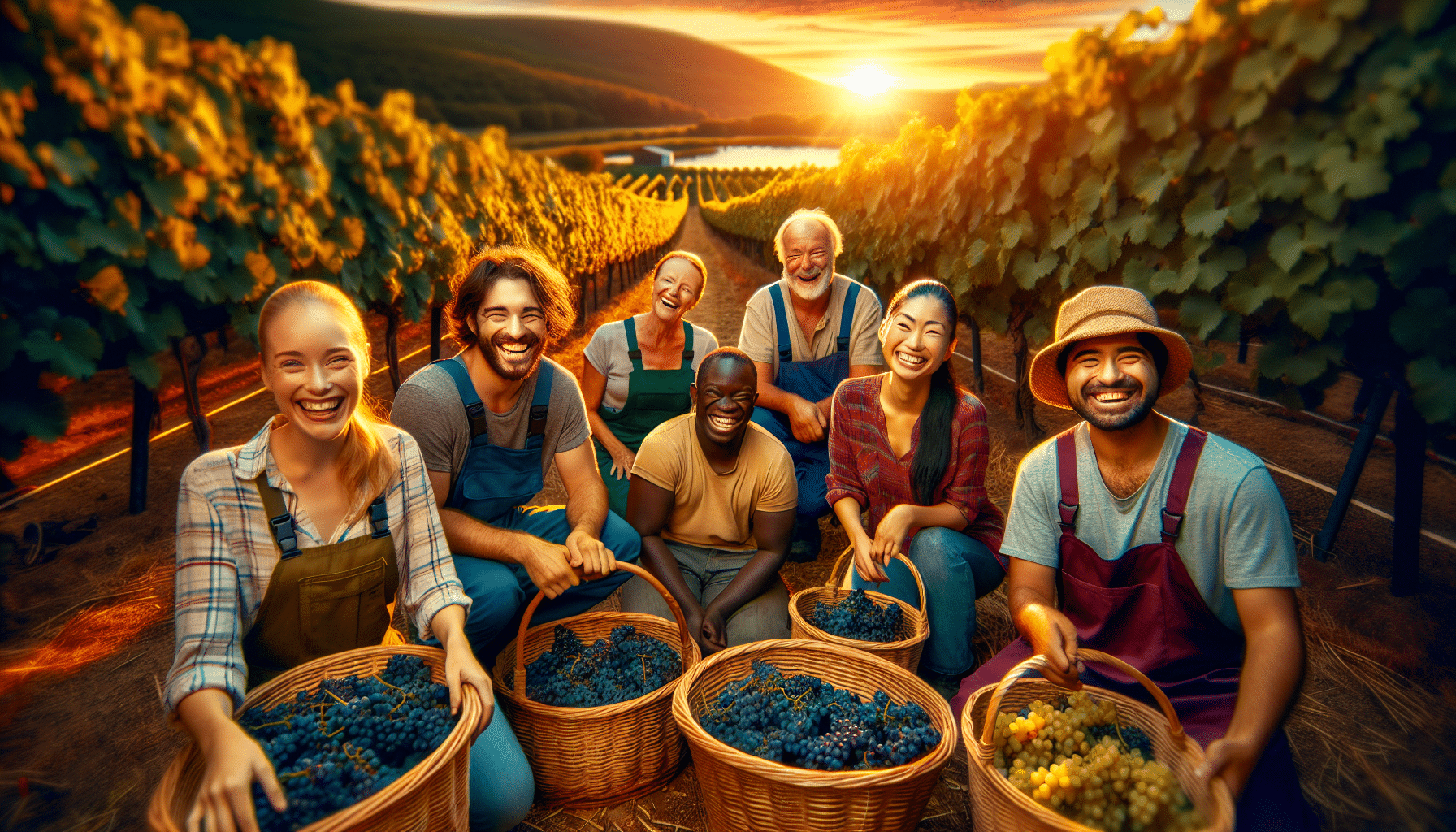 d&eacute;couvrez comment des travailleurs en situation de handicap mental s'impliquent dans l'univers des vendanges, vivant une exp&eacute;rience enrichissante et conviviale. une immersion unique alliant travail, soutien et partage dans une ambiance festive.