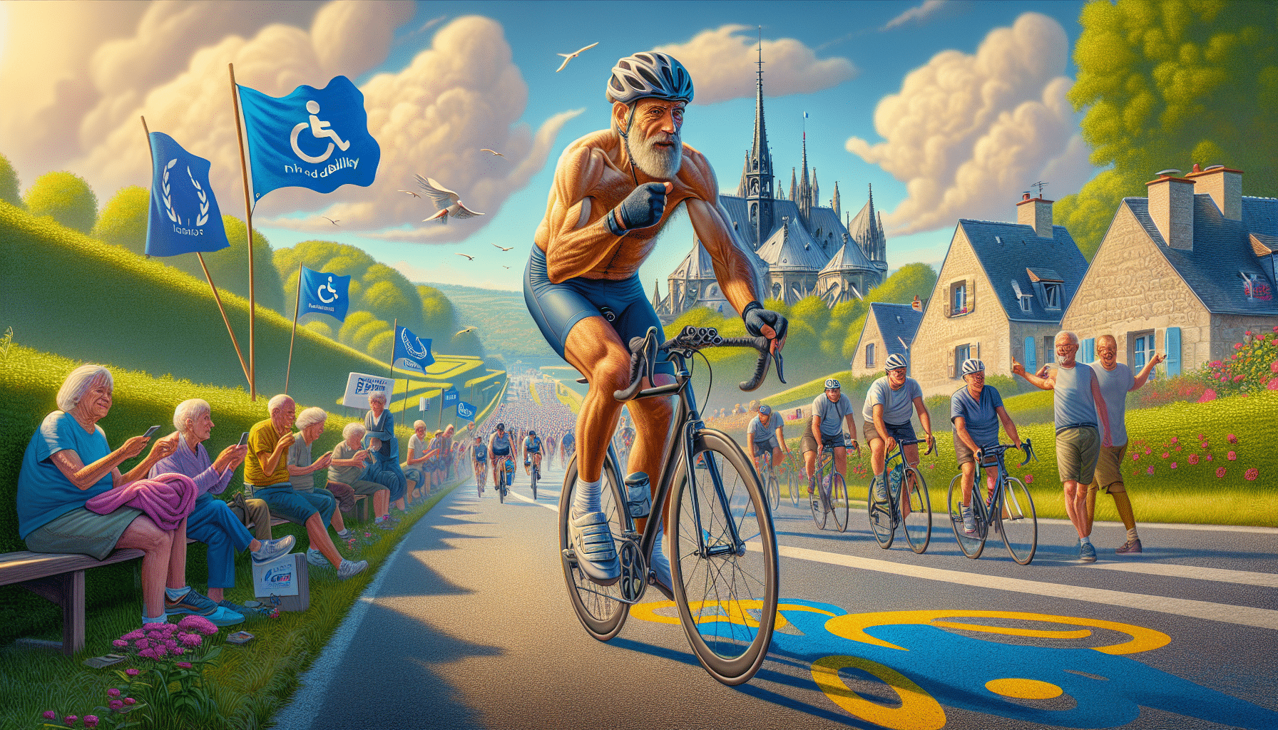rejoignez le maire de poses, georgio loiseau, dans son d&eacute;fi cycliste reliant paris &agrave; honfleur pour soutenir l'inclusion des personnes en situation de handicap. un &eacute;v&eacute;nement inspirant qui allie sport et solidarit&eacute; !