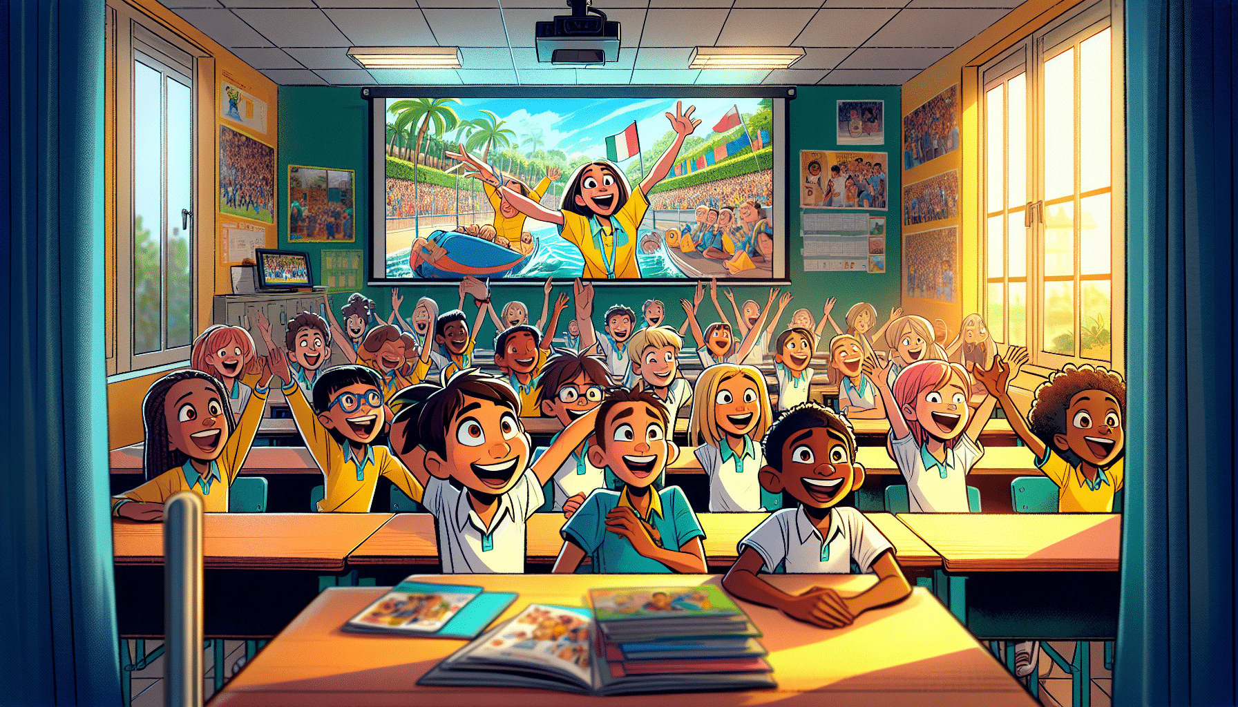 d&eacute;couvrez comment un dessin anim&eacute; innovant sur le handicap, n&eacute; dans l'orne, a inspir&eacute; les &eacute;coles et a contribu&eacute; &agrave; sensibiliser les jeunes en vue des jeux olympiques de paris. un voyage captivant alliant &eacute;ducation et sport.