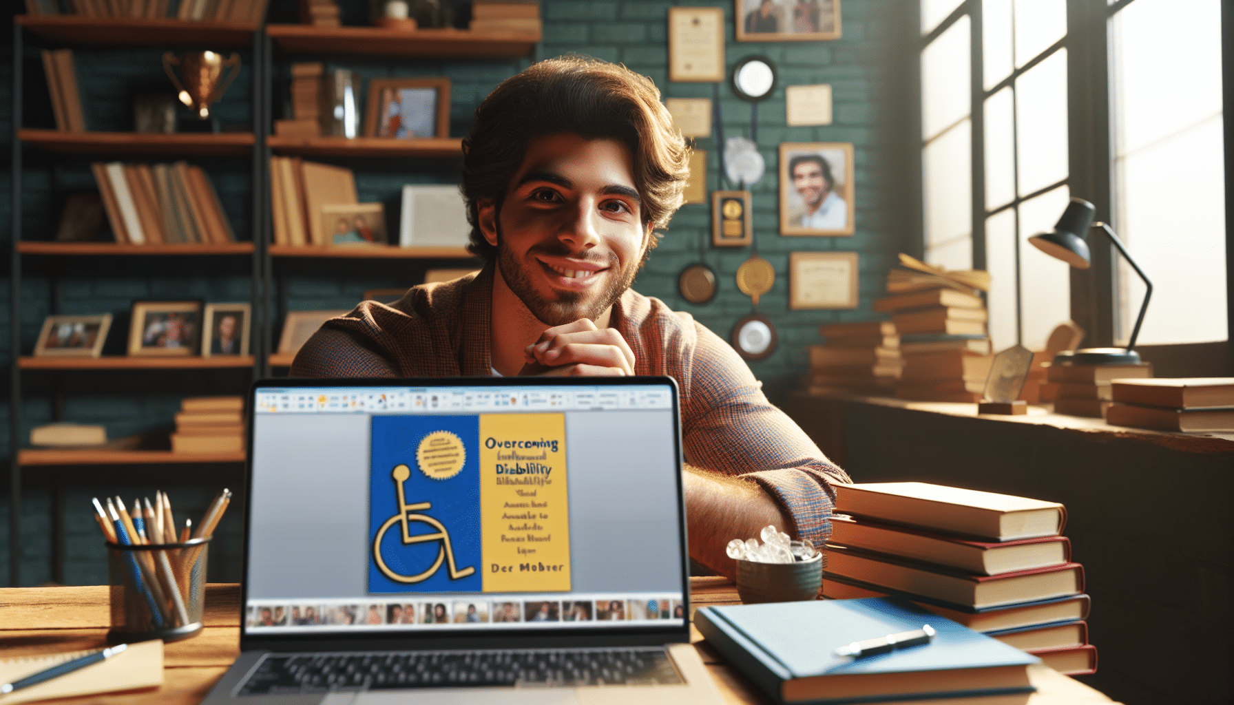 d&eacute;couvrez l'histoire poignant d'un jeune auteur de 25 ans qui, malgr&eacute; les d&eacute;fis du handicap, partage son parcours inspirant &agrave; travers une autobiographie &eacute;mouvante. une lecture qui r&eacute;sonne et inspire le courage et l'espoir.