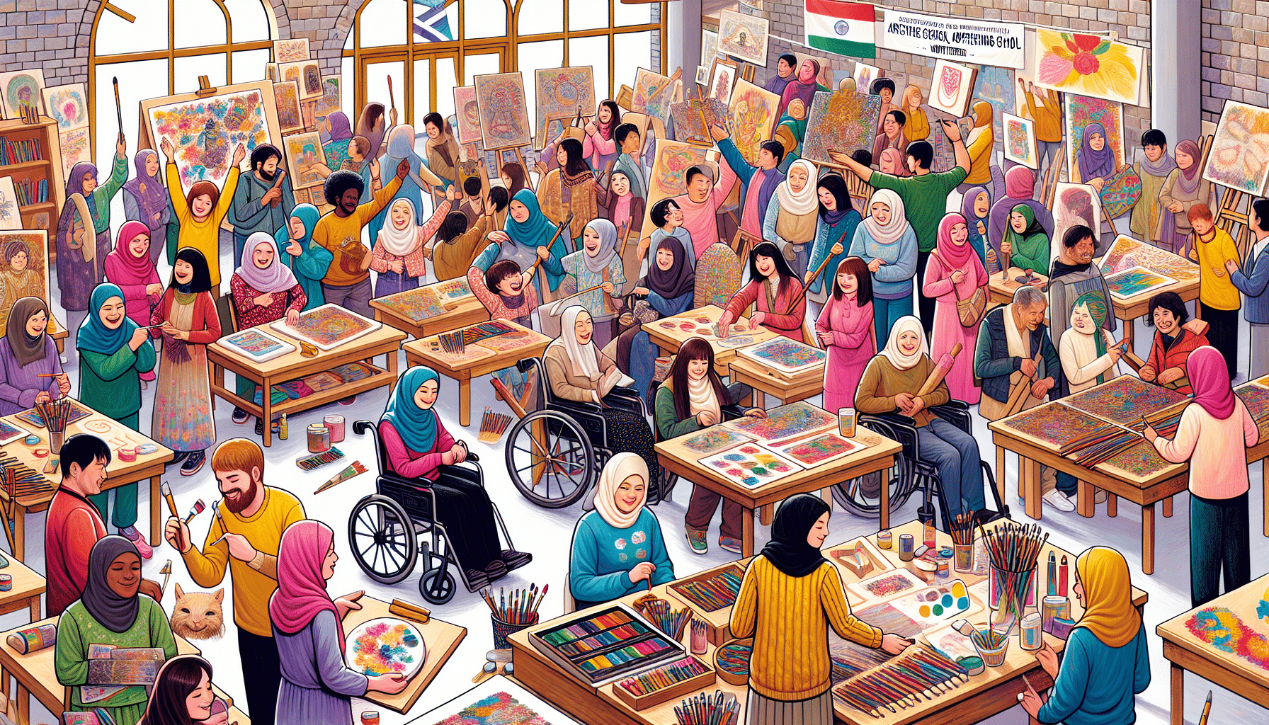 d&eacute;couvrez comment une &eacute;cole d'art dans le nord s'engage pour l'inclusion en offrant des ateliers cr&eacute;atifs aux personnes en situation de handicap. un espace d'expression et de talent pour tous.