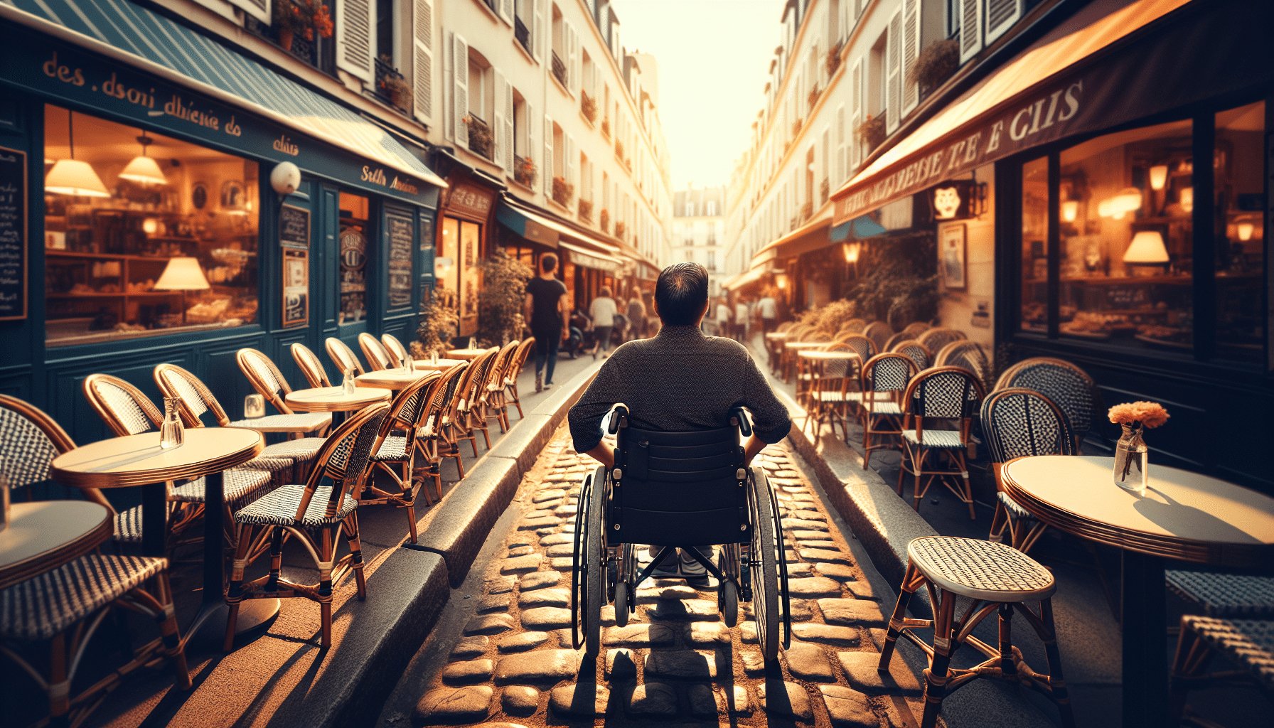d&eacute;couvrez le t&eacute;moignage poignant d'une personne en situation de handicap naviguant dans un quartier parisien, r&eacute;v&eacute;lant les d&eacute;fis quotidiens li&eacute;s &agrave; l'accessibilit&eacute;. un parcours du combattant illustrant les obstacles &agrave; surmonter et l'importance d'une ville inclusive.