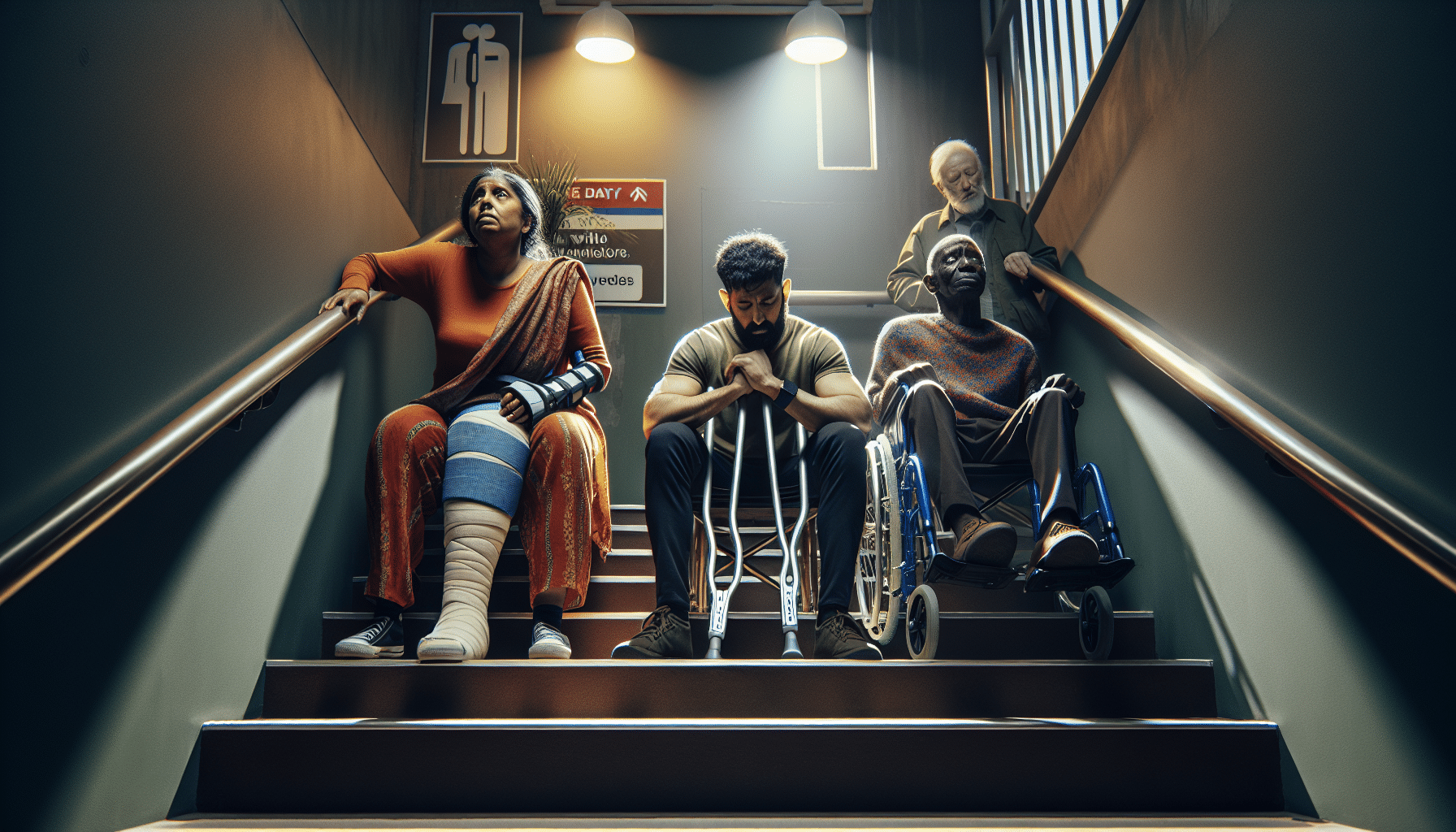 d&eacute;couvrez comment des locataires en situation de handicap vivent une r&eacute;alit&eacute; difficile avec l'absence d'ascenseur, les impacts sur leur quotidien et les solutions envisag&eacute;es. une analyse poignante qui met en lumi&egrave;re les d&eacute;fis rencontr&eacute;s 'un jour sur deux'.