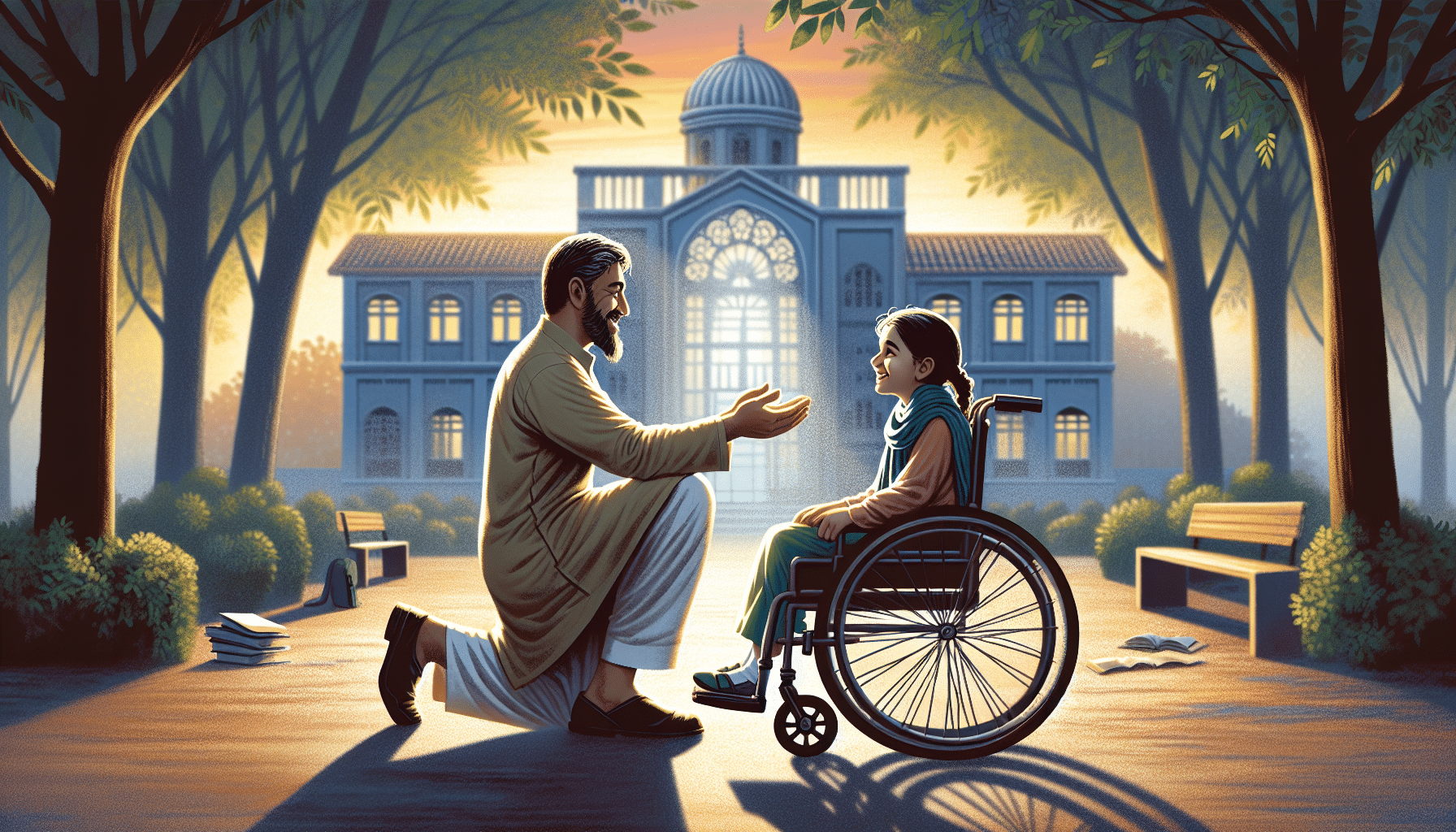 d&eacute;couvrez le combat poignant d'un p&egrave;re d&eacute;vou&eacute;, qui se bat chaque jour pour garantir une &eacute;ducation &eacute;quitable et adapt&eacute;e &agrave; sa fille handicap&eacute;e. un r&eacute;cit &eacute;mouvant sur la d&eacute;termination, l'amour et les d&eacute;fis rencontr&eacute;s sur le chemin de l'inclusion scolaire.