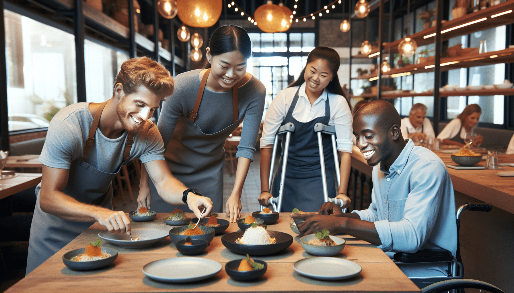 plongez dans l'histoire inspirante de ce restaurant innovant, dirig&eacute; par de jeunes talents en situation de handicap. d&eacute;couvrez comment leur d&eacute;termination et leur cr&eacute;ativit&eacute; transforment des d&eacute;fis en succ&egrave;s, tout en offrant une exp&eacute;rience culinaire unique et savoureuse.