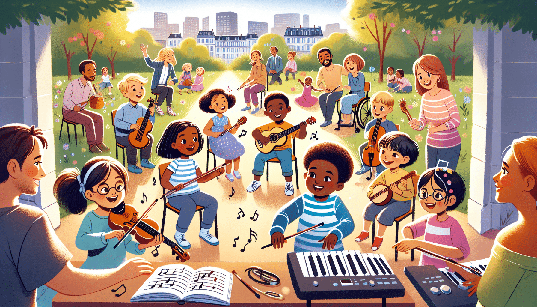 d&eacute;couvrez des ateliers musicaux innovants en france, sp&eacute;cialement con&ccedil;us pour accompagner les enfants en situation de handicap. offrant un espace cr&eacute;atif et inclusif, ces sessions permettent de renforcer la confiance et l'expression artistique des jeunes participants tout en favorisant leur d&eacute;veloppement personnel.