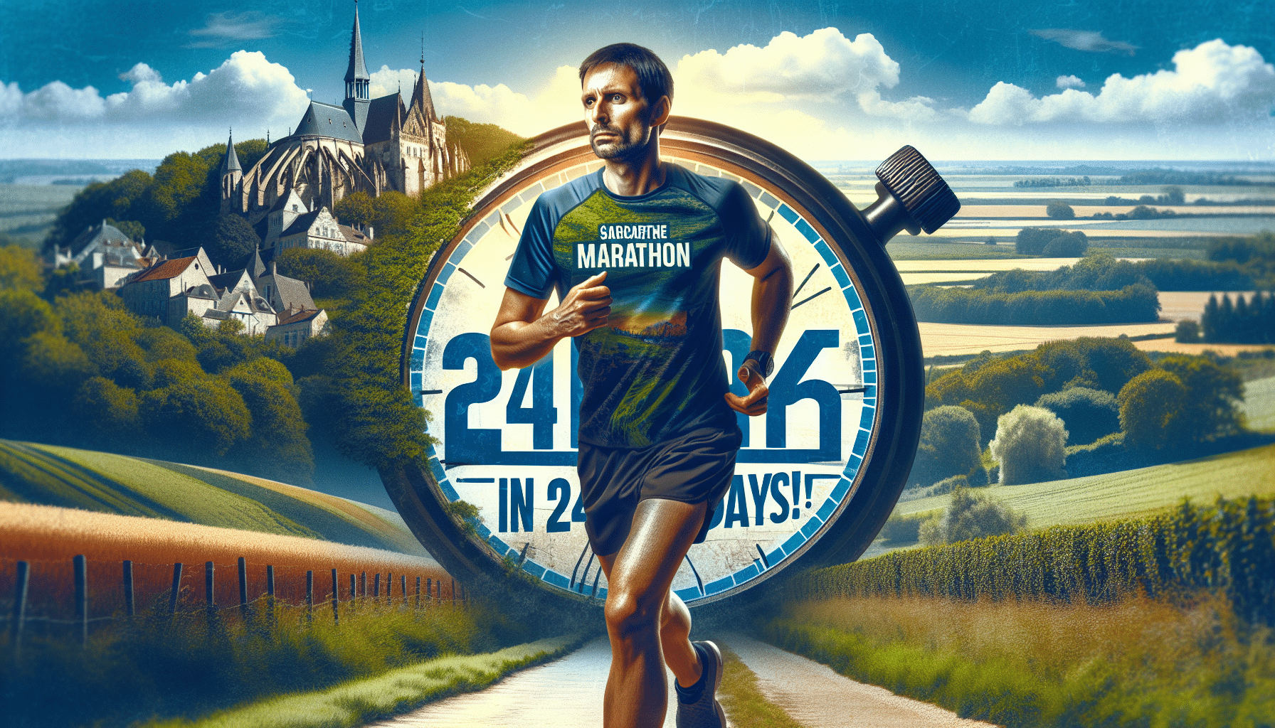 d&eacute;couvrez l'incroyable d&eacute;fi d'un sarthois qui d&eacute;cide de courir un marathon chaque jour pendant 24 jours. une aventure sportive inspirante qui teste ses limites et illustre la force de la d&eacute;termination. suivez son parcours exceptionnel et ses r&eacute;flexions au fil des courses.