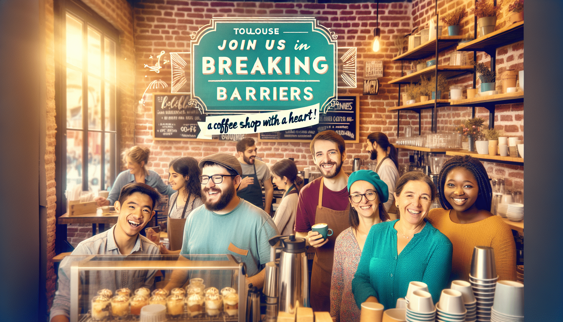 d&eacute;couvrez un caf&eacute; inclusif &agrave; toulouse, ouvert par des travailleurs en situation de handicap mental. notre projet vise &agrave; sensibiliser et &agrave; promouvoir l'int&eacute;gration tout en offrant un espace convivial. les travaux ont d&eacute;but&eacute; et nous sommes impatients de vous accueillir dans cet environnement chaleureux et engag&eacute;.