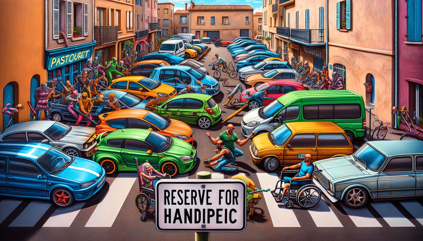 d&eacute;couvrez la lutte intense pour l'acc&egrave;s aux places de stationnement r&eacute;serv&eacute;es aux personnes handicap&eacute;es dans le quartier du pastouret &agrave; narbonne. plongez au c&oelig;ur de cette probl&eacute;matique qui soul&egrave;ve des enjeux d'accessibilit&eacute; et d'inclusion.