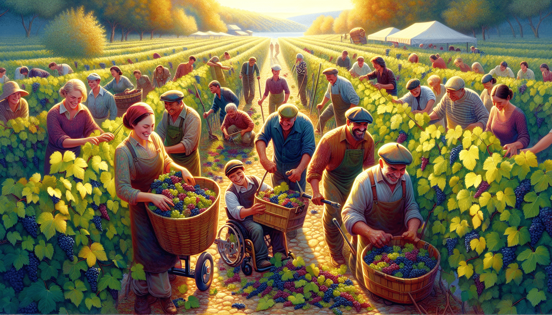 d&eacute;couvrez l'histoire inspirante de ce vignoble gardois, o&ugrave; des artisans en situation de handicap cultivent des raisins de qualit&eacute;. une r&eacute;colte prometteuse qui allie passion et inclusi&oacute;n sociale, r&eacute;v&eacute;lant le meilleur des terroirs du gard.